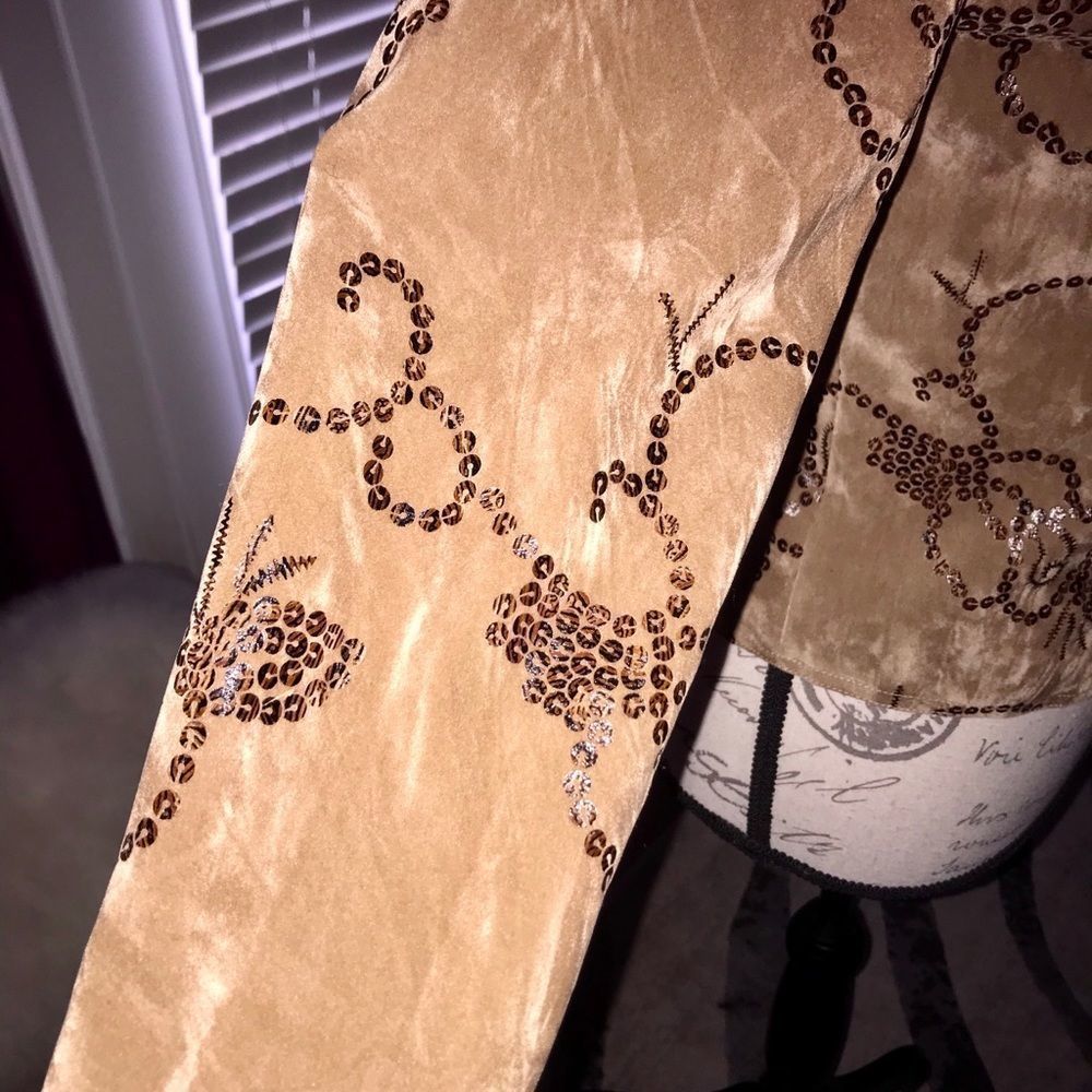 Bamboo Traders Sequin Brown Jacket - image 3